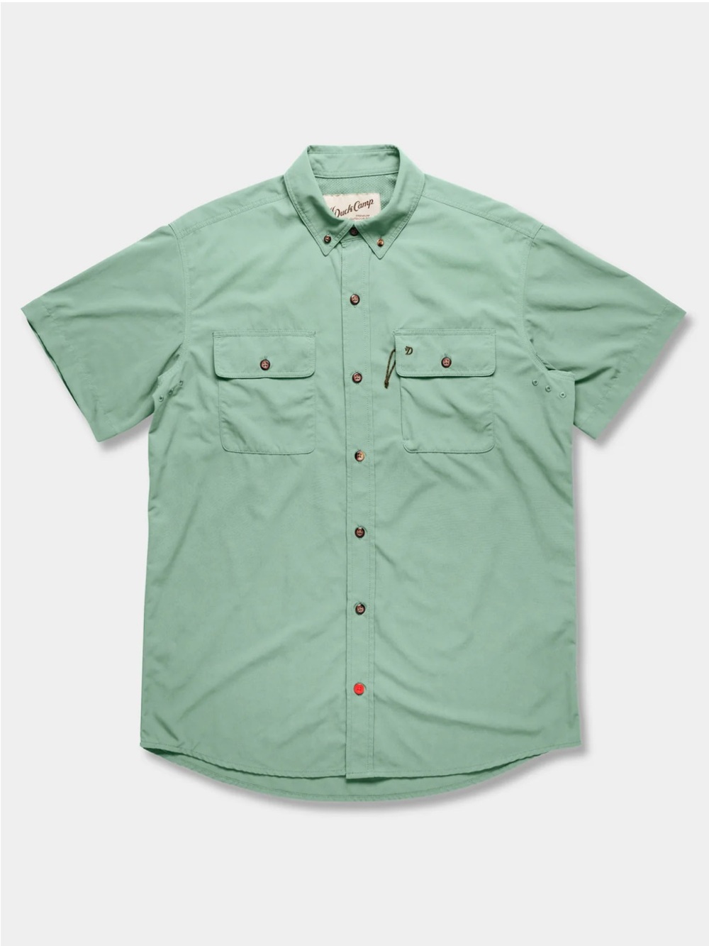 Duck Camp Lightweight Hunting shirt short sleeve Foam Green